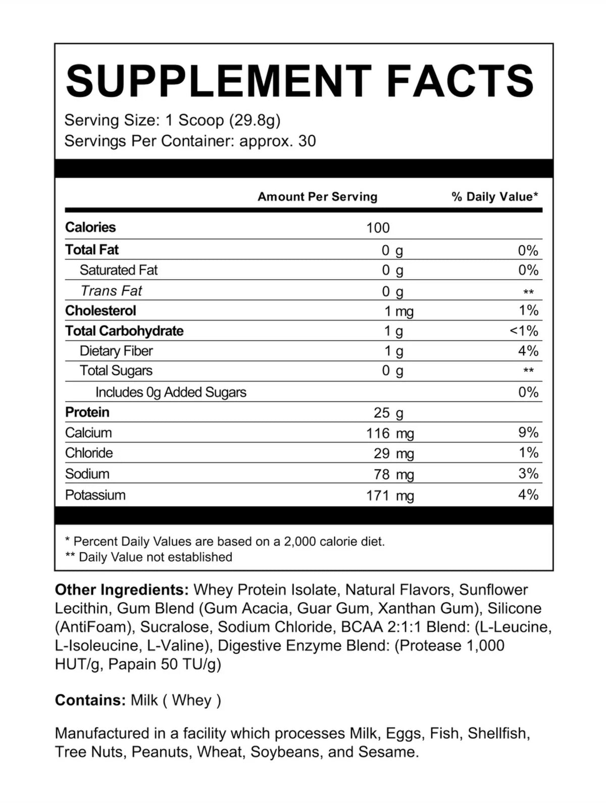 Premium Whey Isolate Protein - LGXNDS