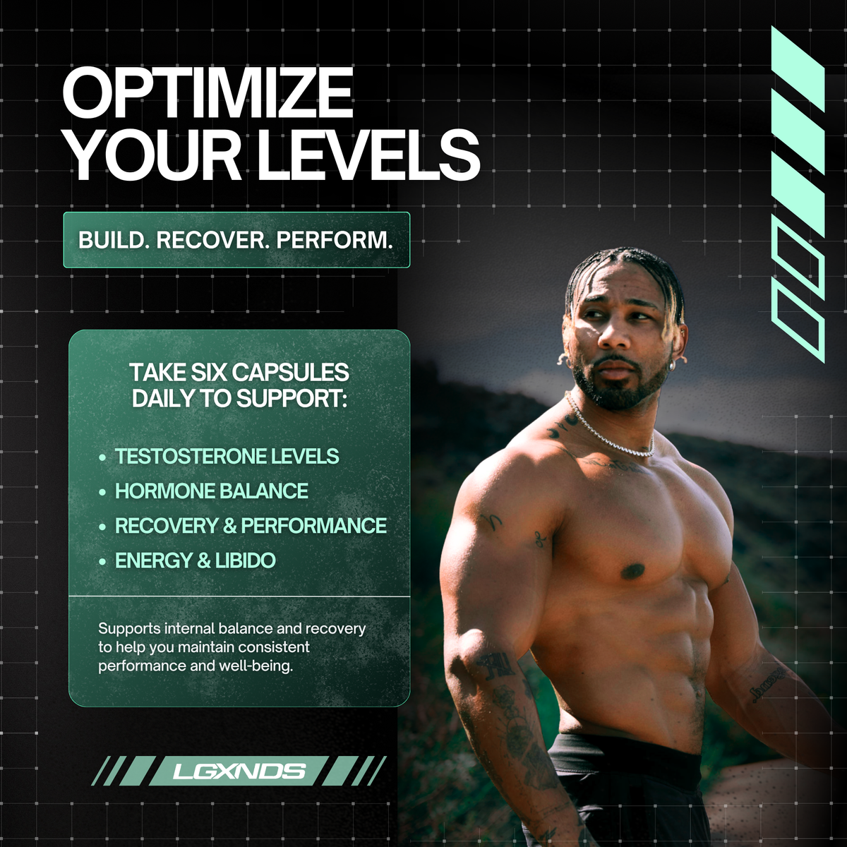 LGXNDS PCT + TEST - 3 Bottles