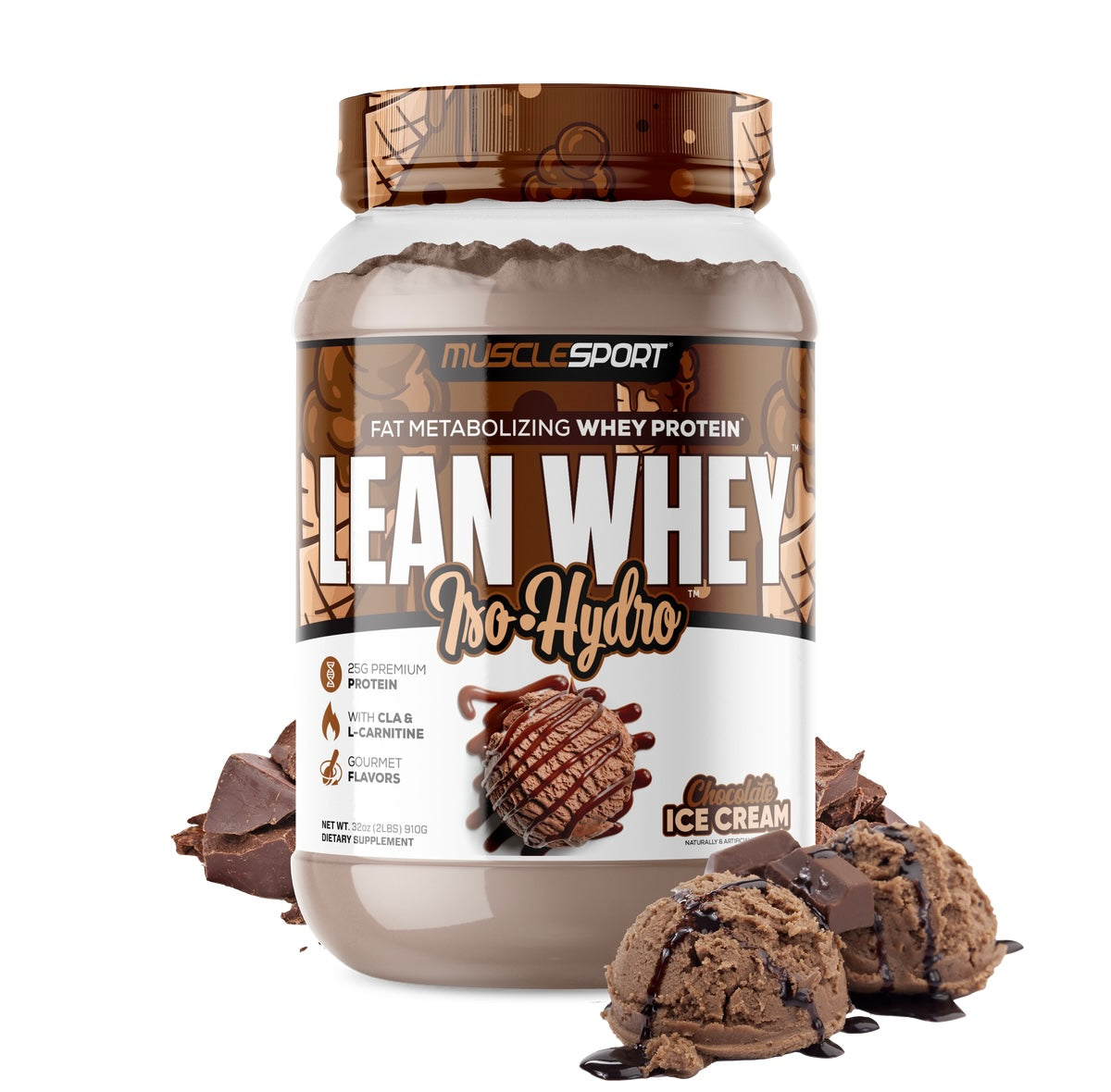Lean Whey Iso Hydro Gourmet Protein-Musclesport