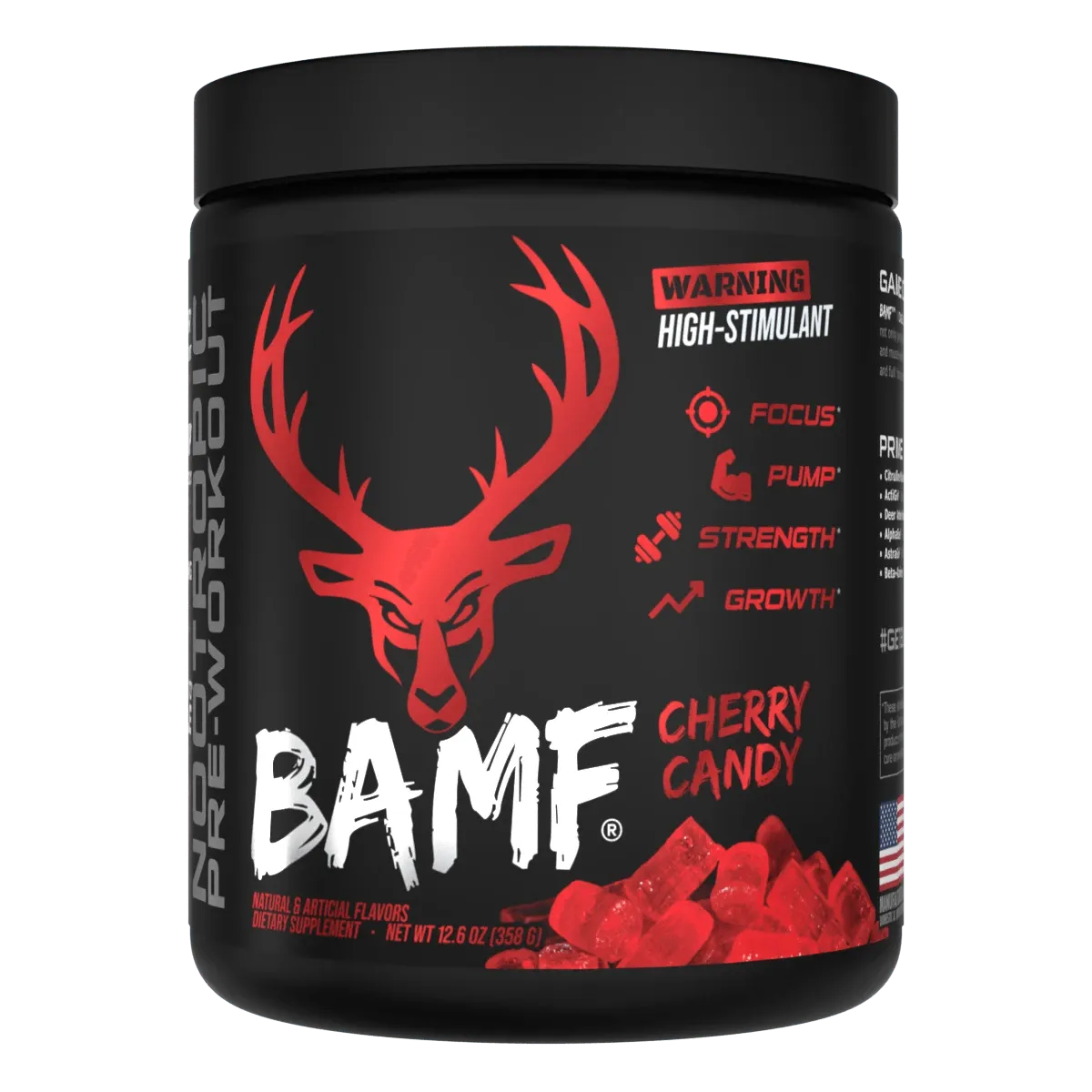 BAMF High Stimulant Nootropic Pre-Workout - Bucked Up