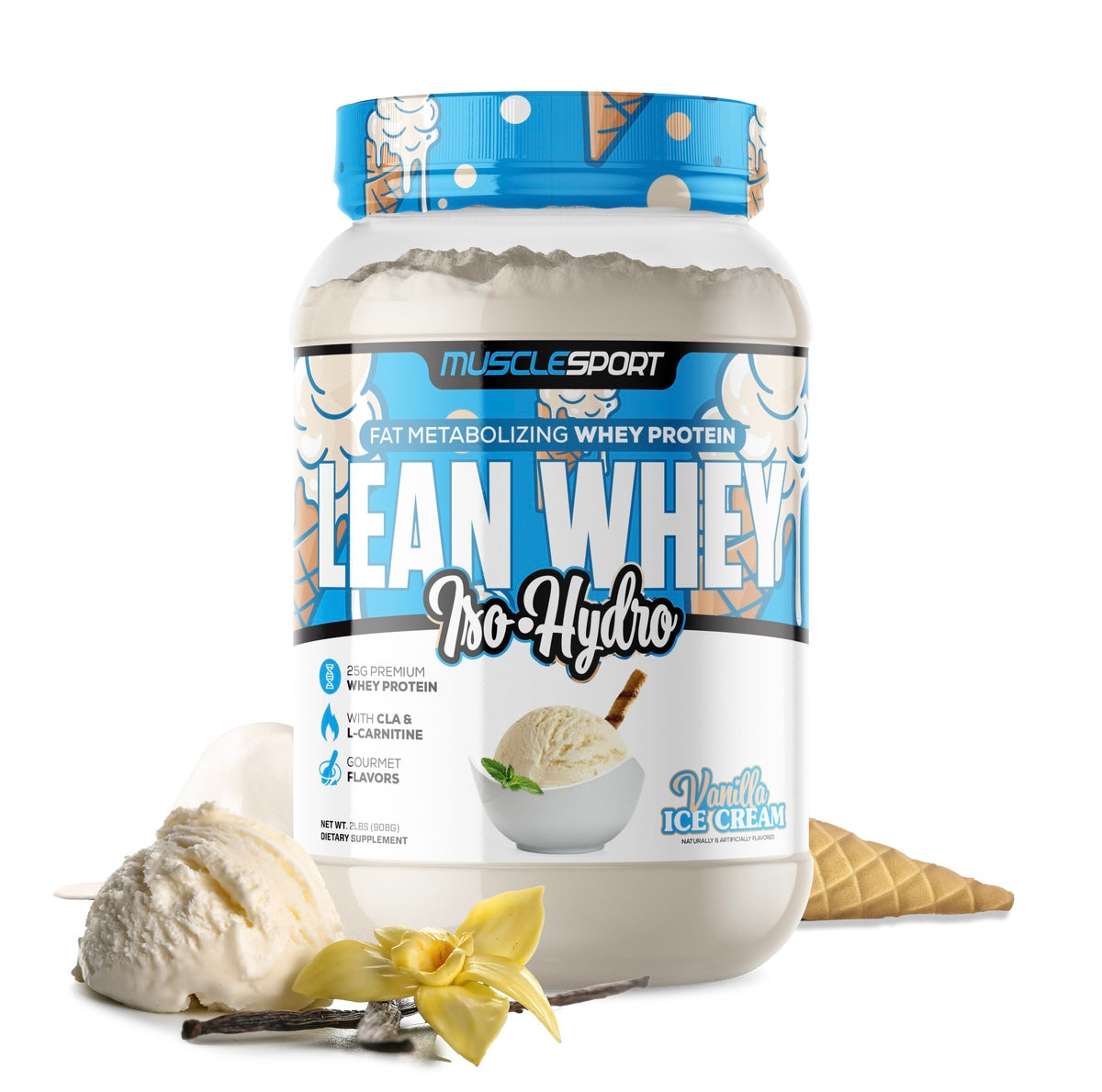 Lean Whey Iso Hydro Gourmet Protein-Musclesport