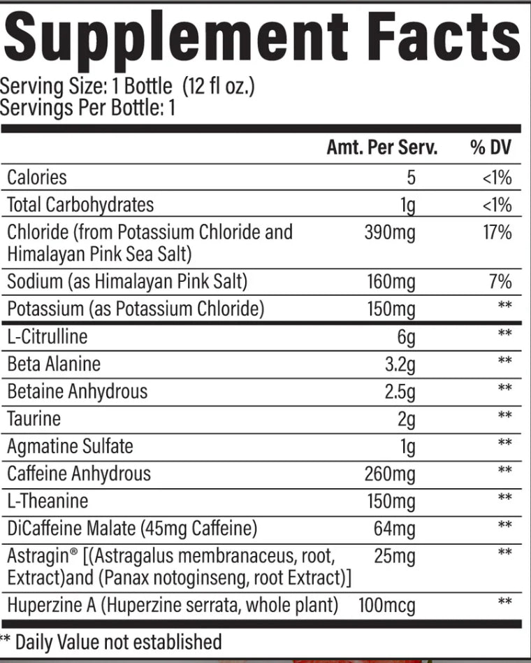 Thavage Preworkout RTD - Raw Nutrition