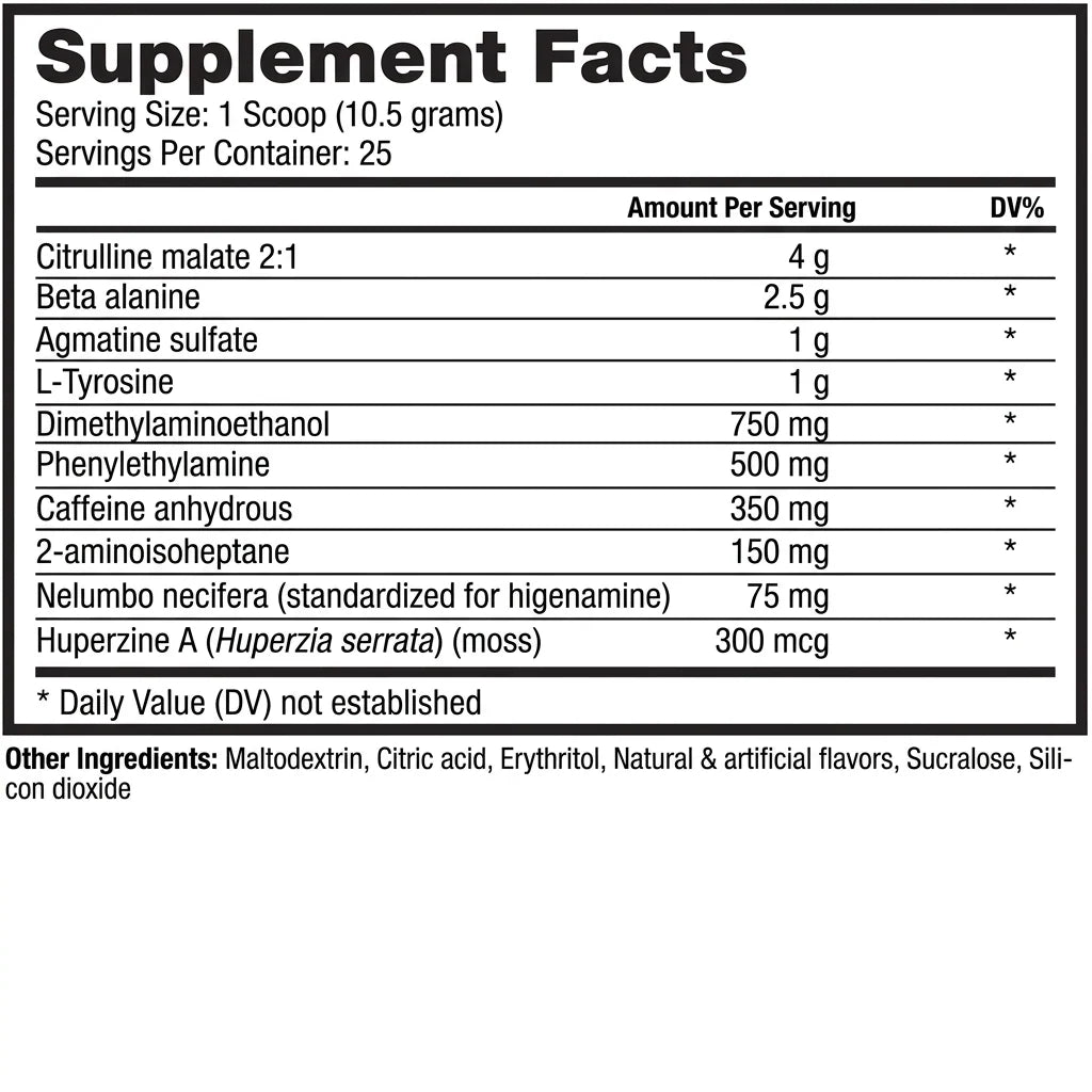 Dust X  Pre-Workout- Blackstone Labs
