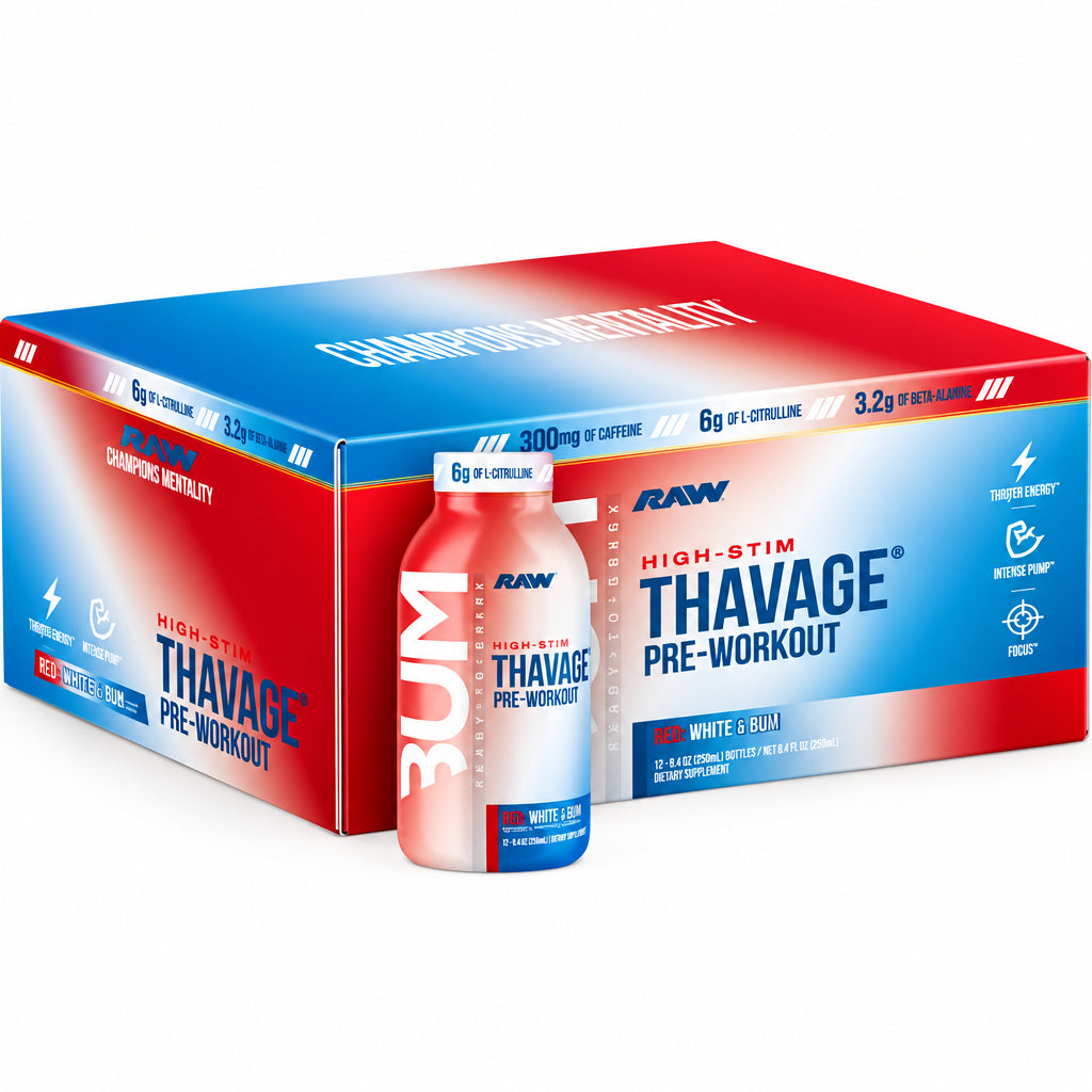 Thavage Preworkout RTD - Raw Nutrition