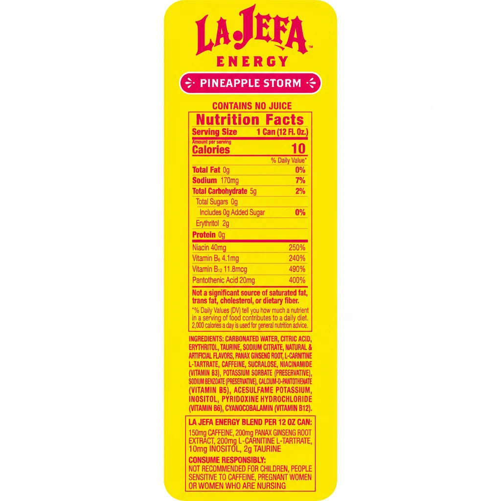 La Jefa Energy Drink - Xtremis Cartel