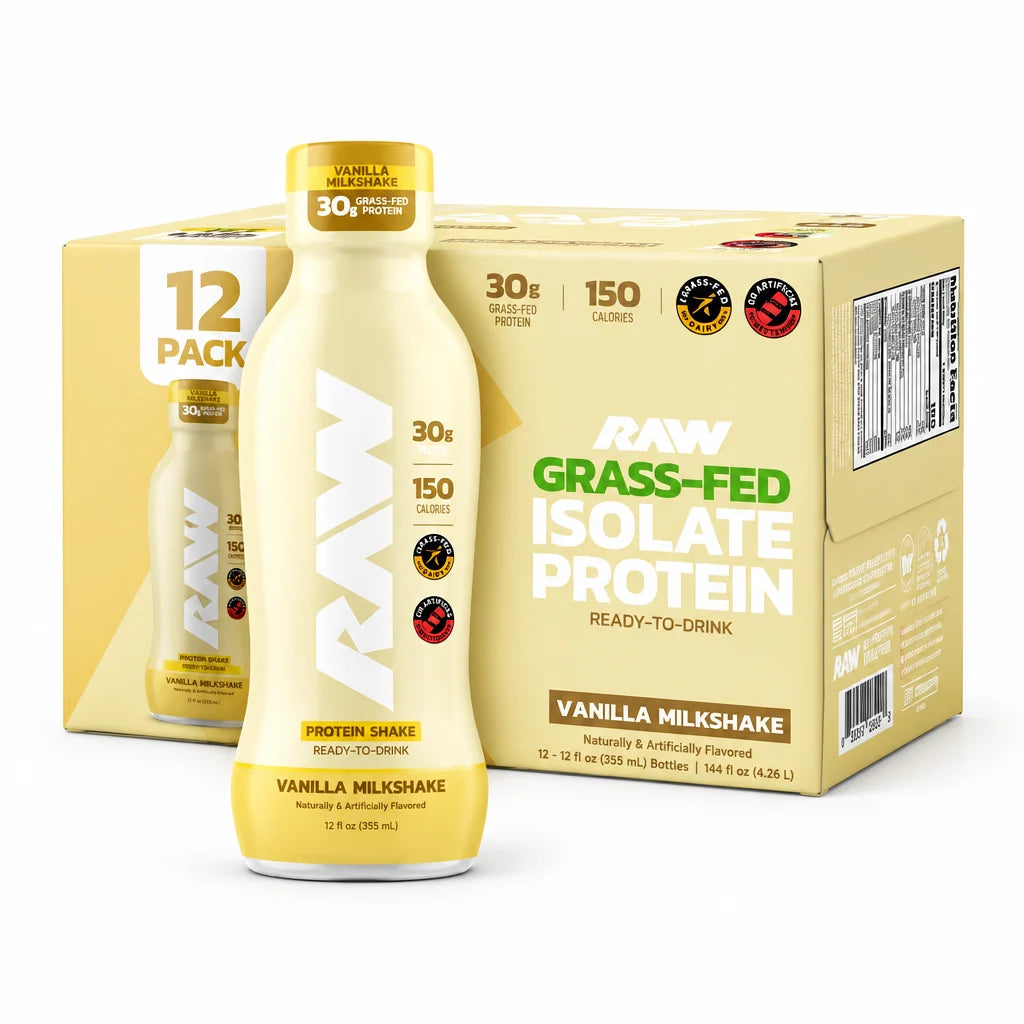 GRASS-FED PROTEIN ISOLATE RTD - RAW NUTRITION