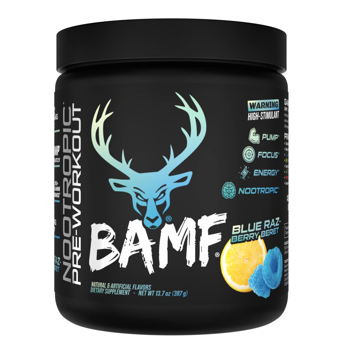 BAMF High Stimulant Nootropic Pre-Workout - Bucked Up