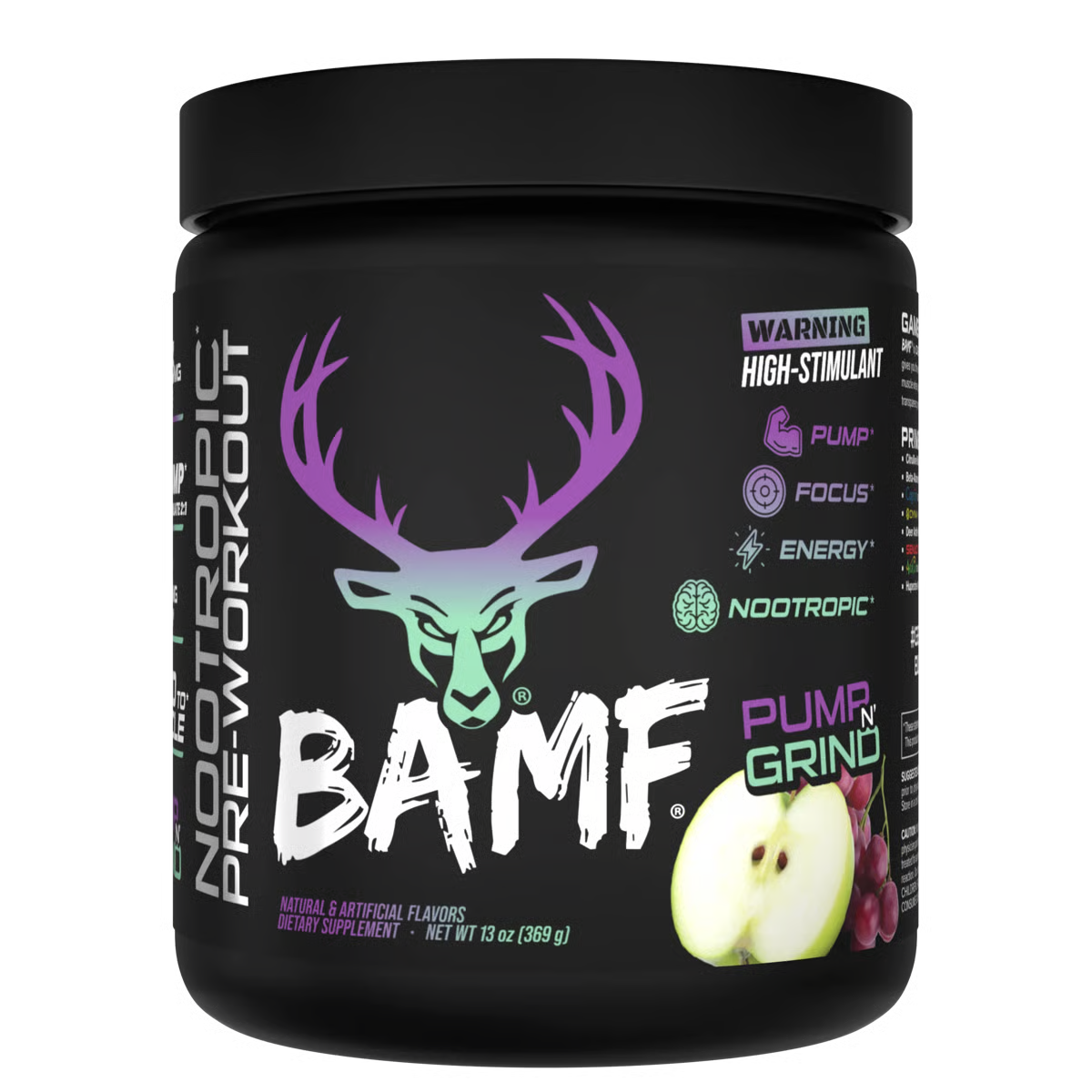 BAMF High Stimulant Nootropic Pre-Workout - Bucked Up