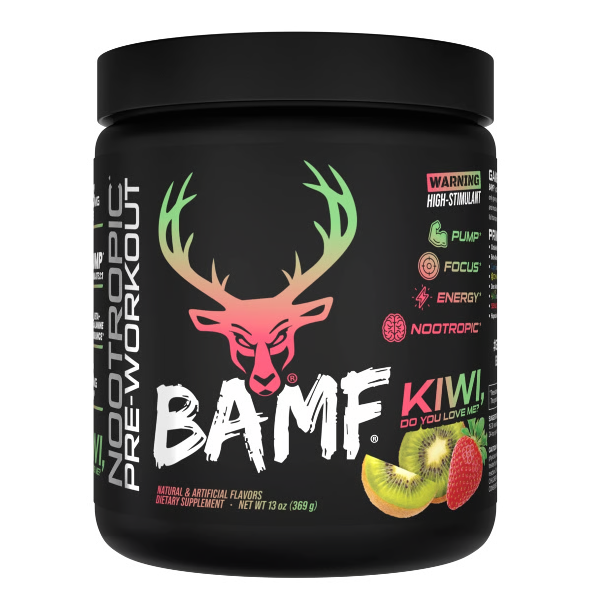 BAMF High Stimulant Nootropic Pre-Workout - Bucked Up