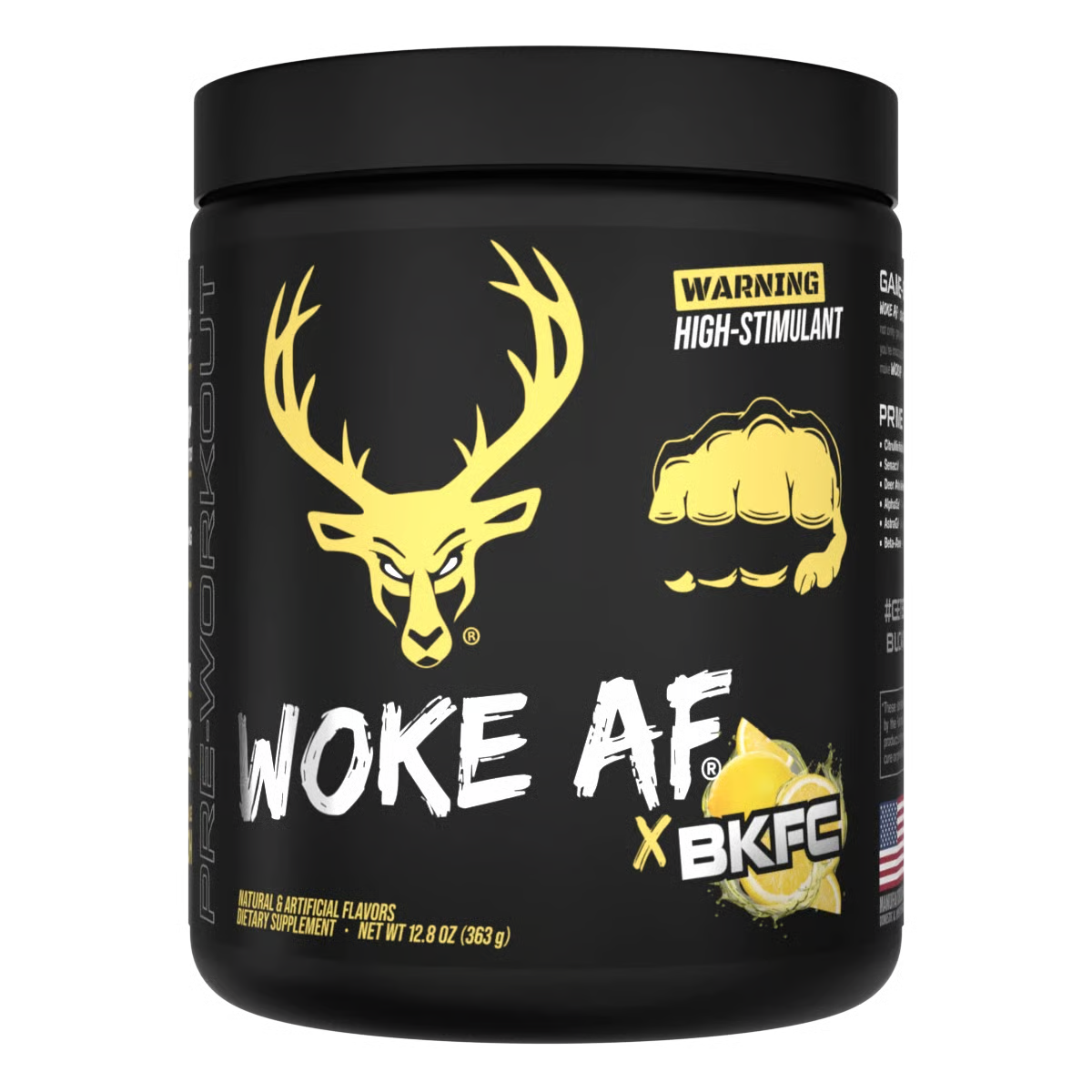 Woke AF - High Stimulant Pre-Workout - Bucked Up