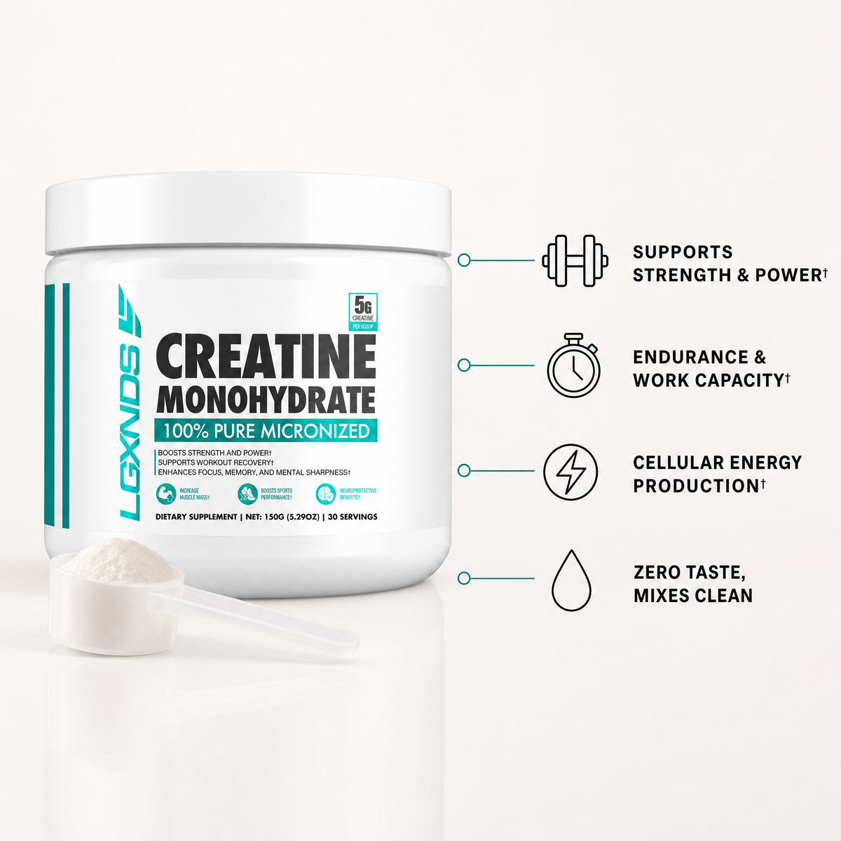 Creatine Monohydrate - 30 Servings