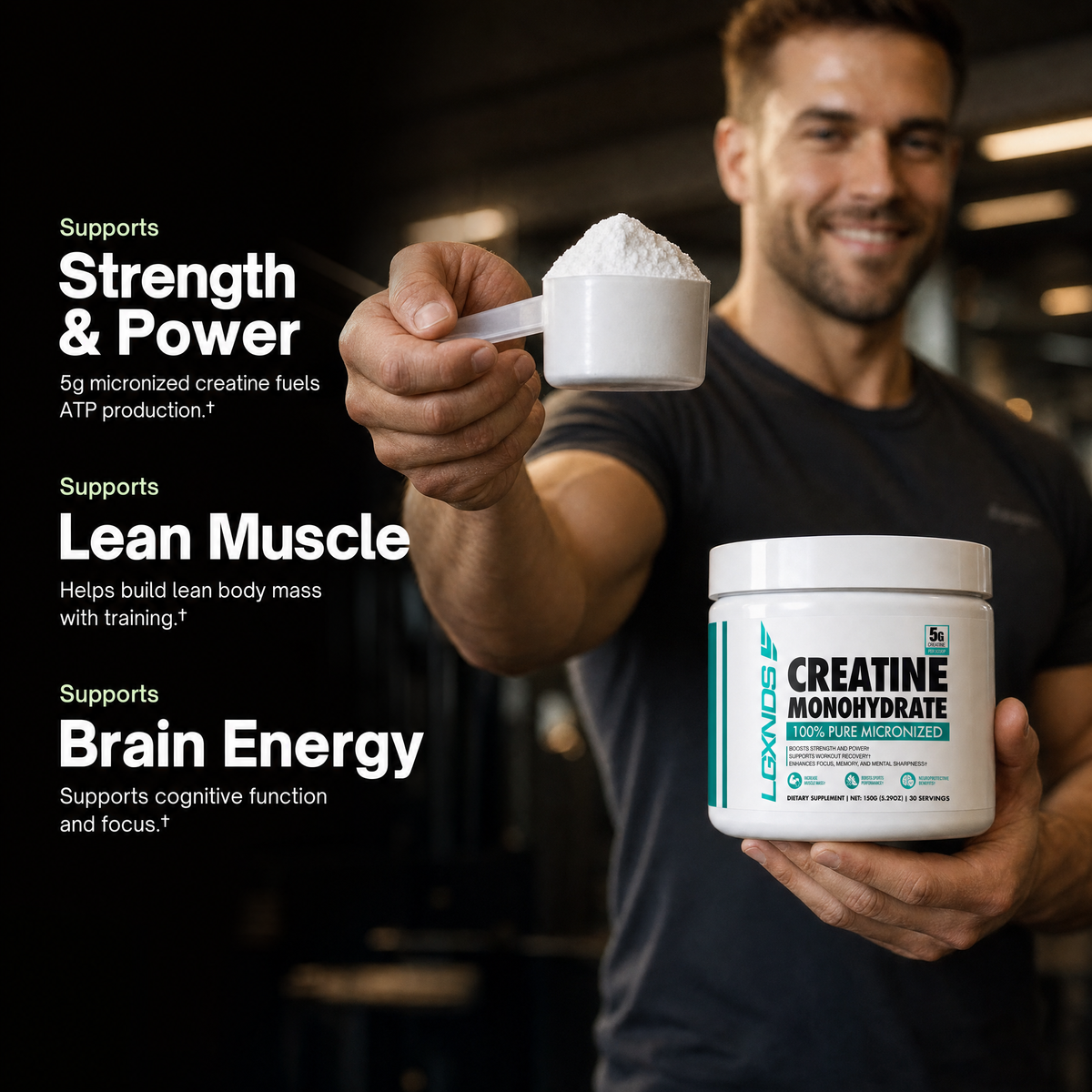 Creatine Monohydrate - 60 Servings