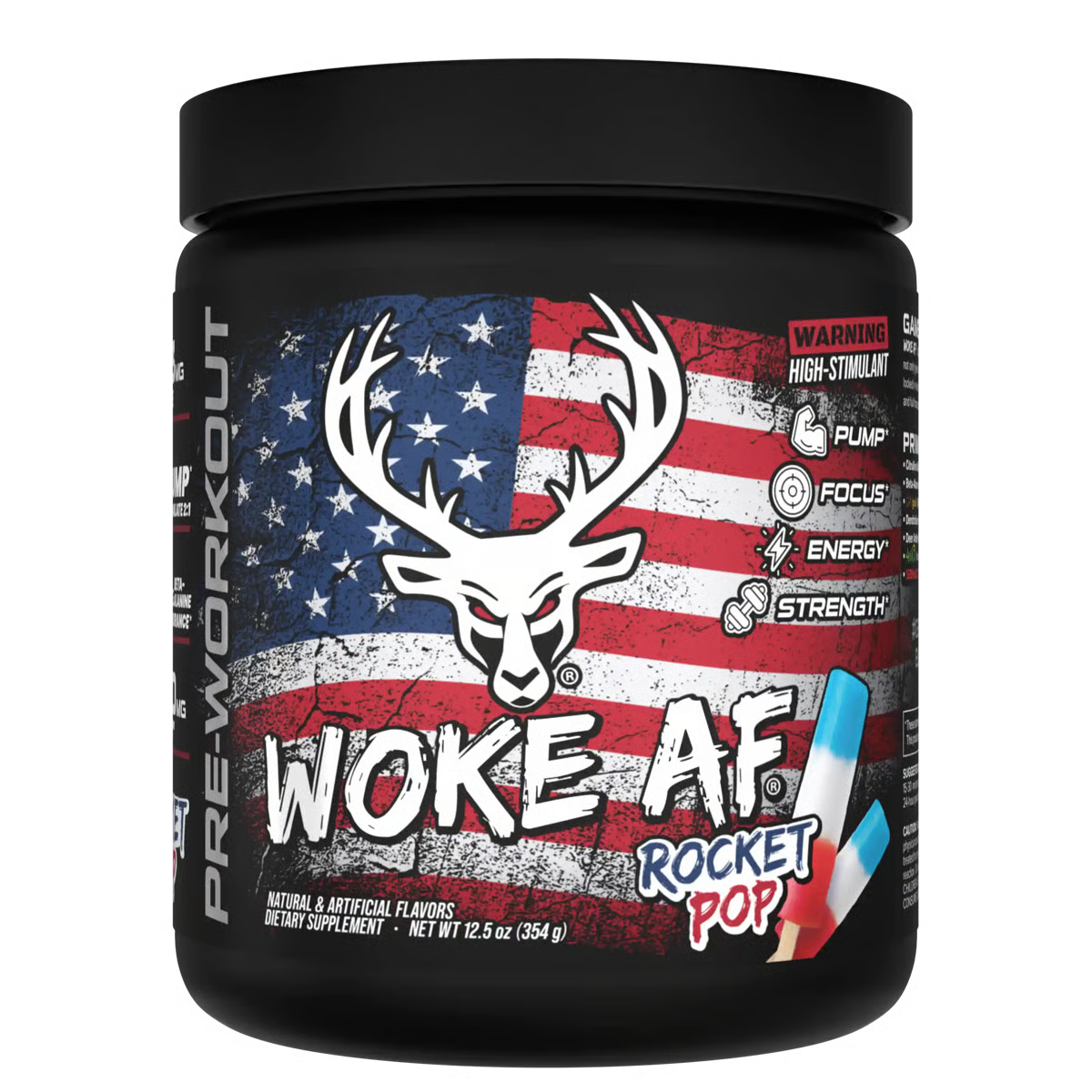Woke AF - High Stimulant Pre-Workout - Bucked Up