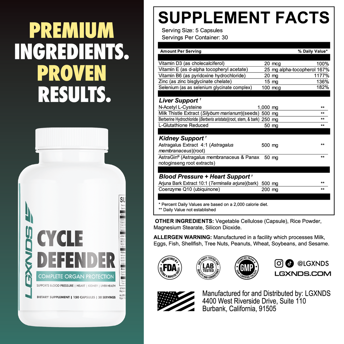 LGXNDS Cycle Defender - 2 Bottles