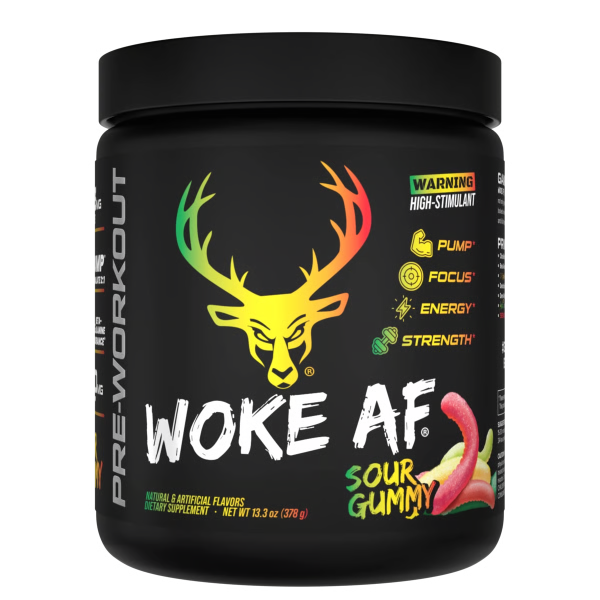 Woke AF - High Stimulant Pre-Workout - Bucked Up